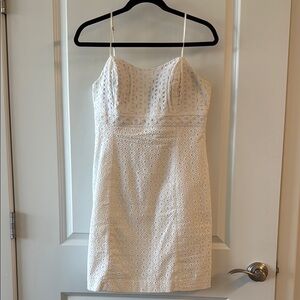 Lilly Pulitzer White Eyelet Mini Dress